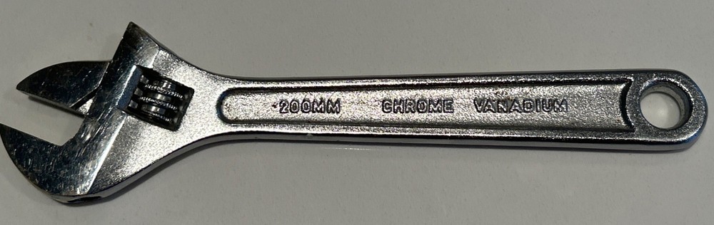 Stanley Adjustable Wrench 8" Chrome Vanadium 200mm