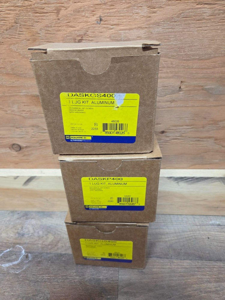 Square D Lug Kit, Transformer Accessory, Low Voltage, Mechanical, 400A