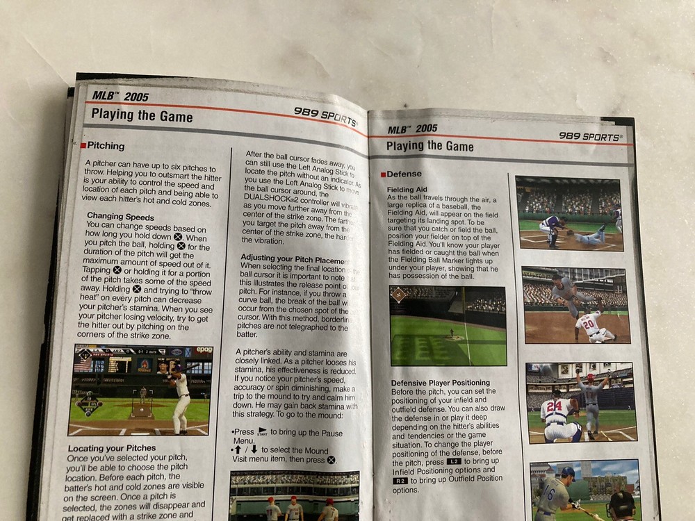 MLB 2005 | PS2 | Manual