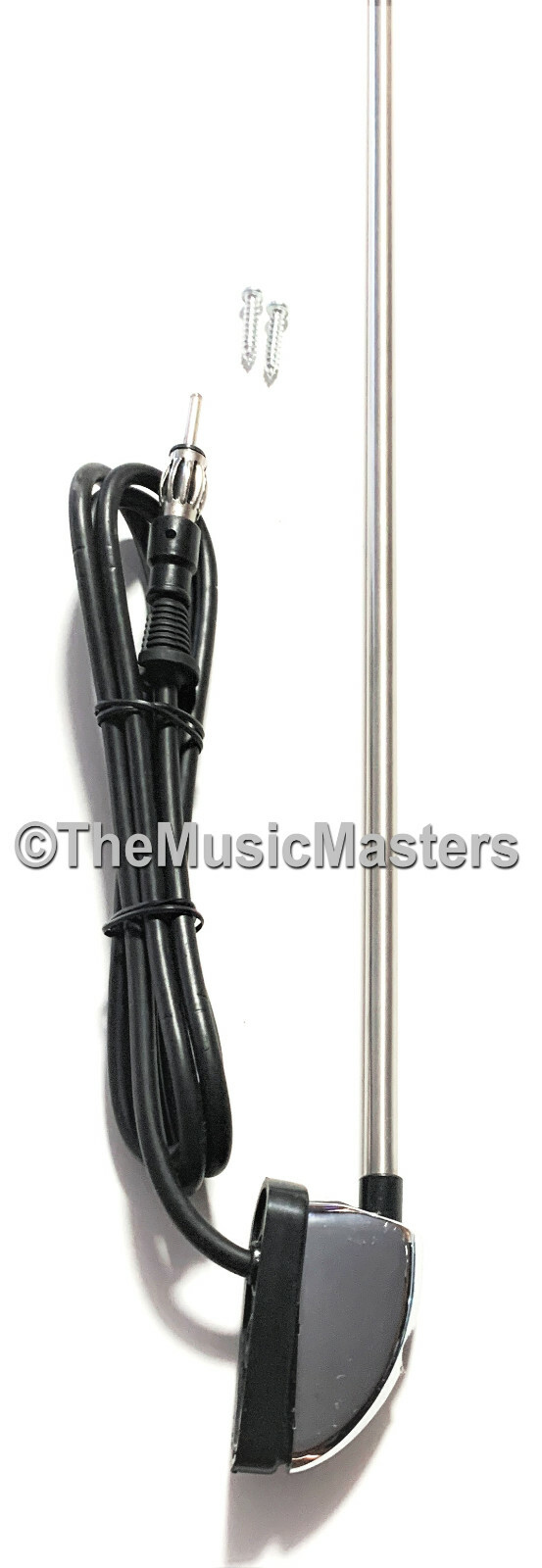 3 Section 48" Stainless Steel Pillar Side Mount Antenna Car Audio Stereo Radio