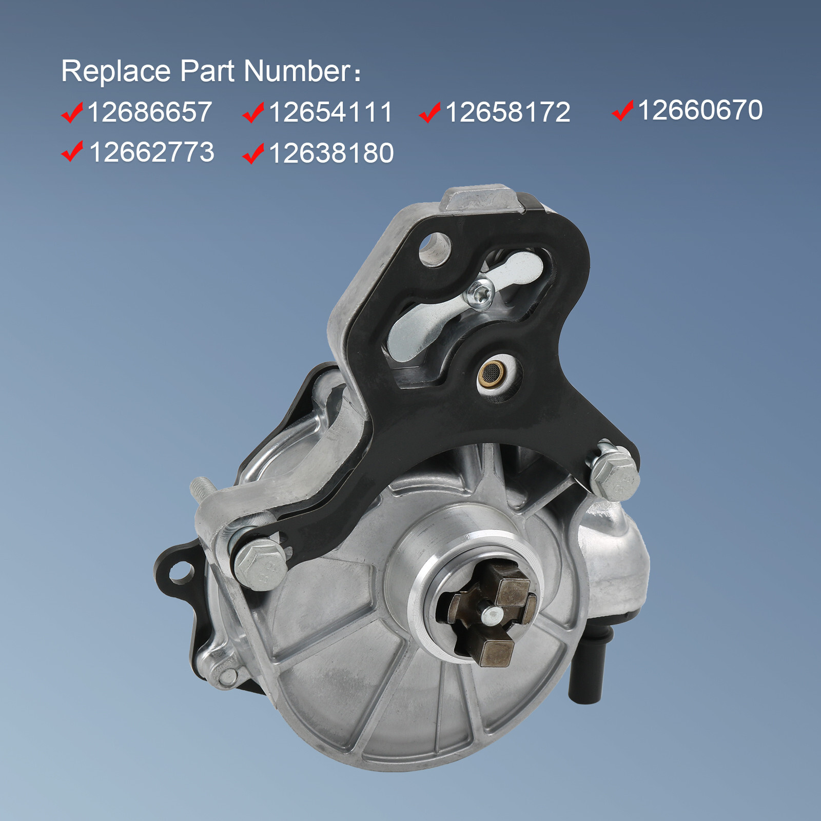 NEW Vacuum Pump Equipment For Buick Chevy GMC Cadillac CT6 ATS 12686657 12654111