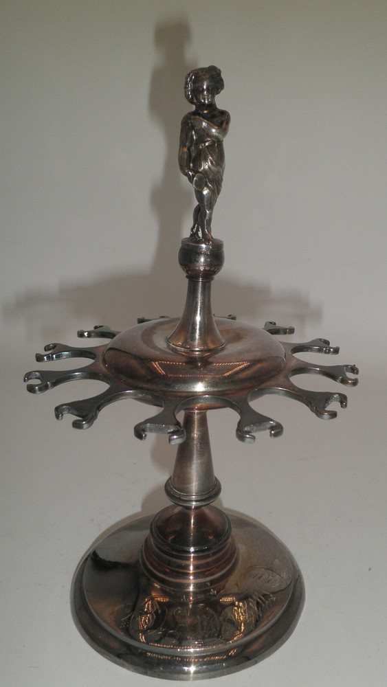 Simpson Hall Miller spooner spoon spreader holder Grecian figure