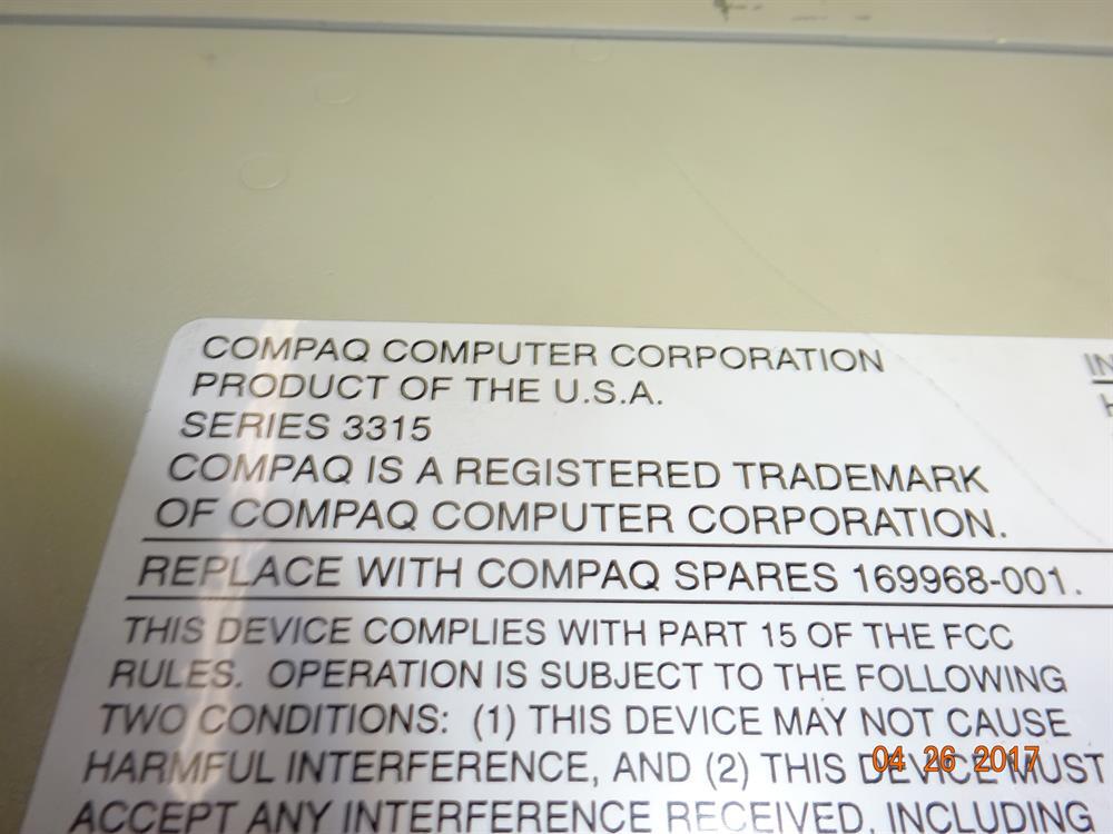 Compaq 3315