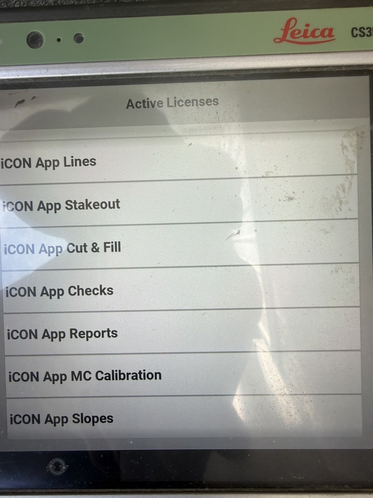 Leica icon 62 rts, large tablet, software, Prism & Pole, Case