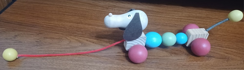 Dachsund Wooden Pull Toy