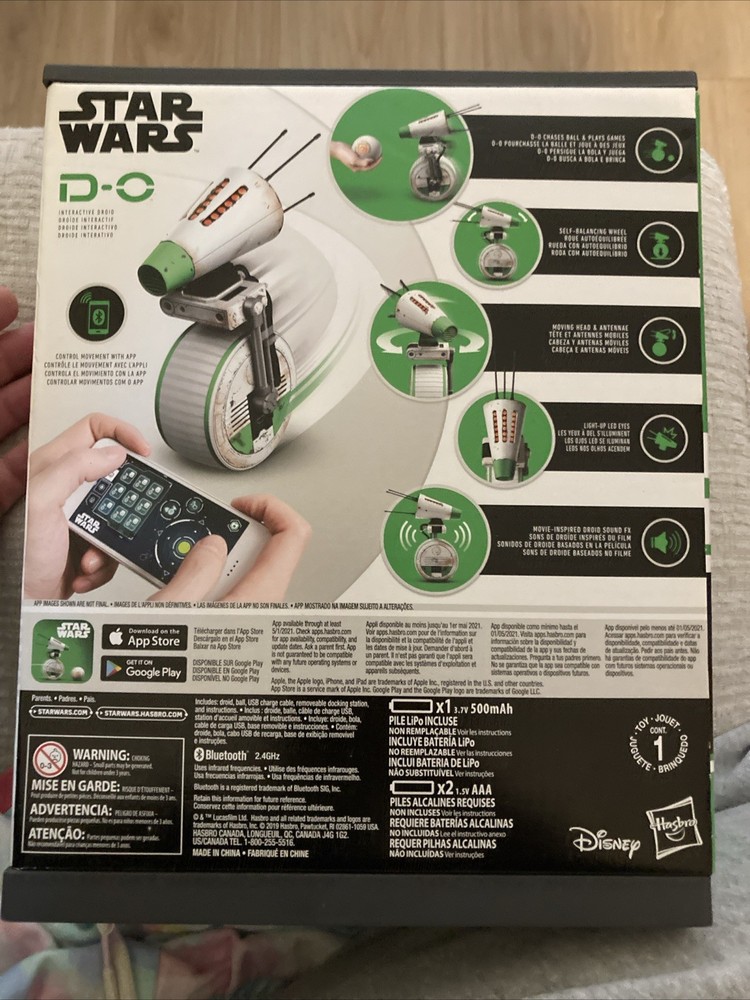 Hasbro Star Wars D-O App-Controlled Interactive Bluetooth Droid Robot New Sealed