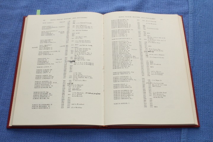 Maine Postal History and Postmarks Sterling T Dow BlueLakeStamps Useful Info!