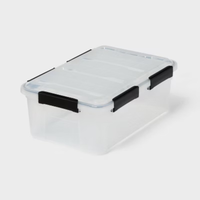Medium IP67 Waterproof Box Removable lid with black latches