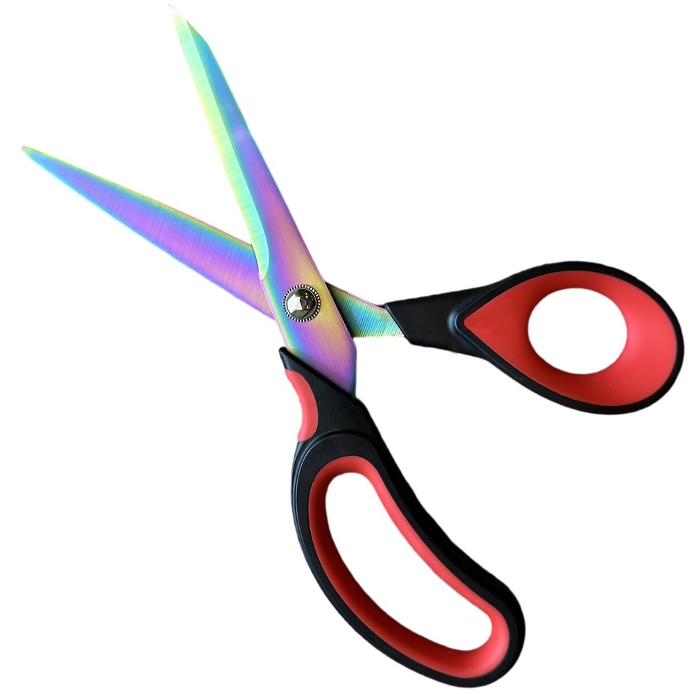 Scissors Multi-Purpose, 9.5" Sharp Sewing Scissors, Professional Heavy Duty T...