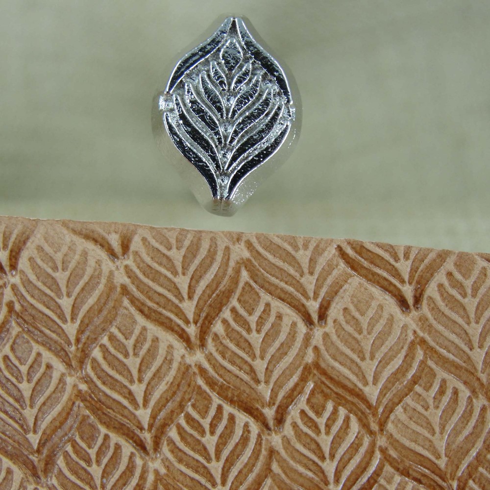 Leather Stamping Tool - Leaf Geometric Stamp Stamp
