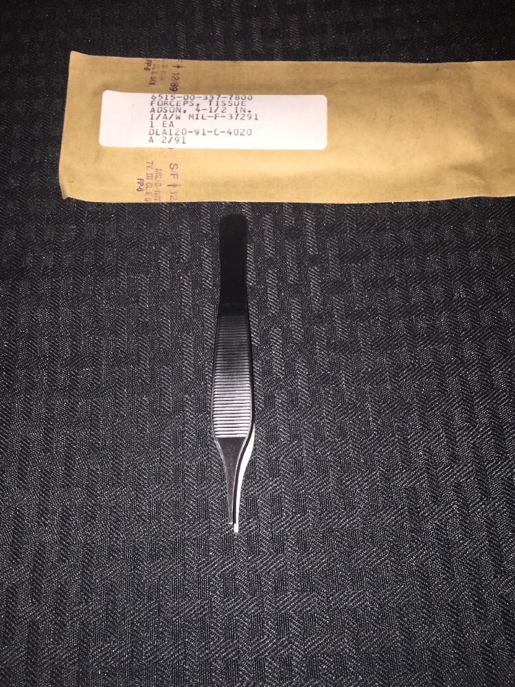 NEW DIXON Stainless Adson Tissue Forceps 4.5"