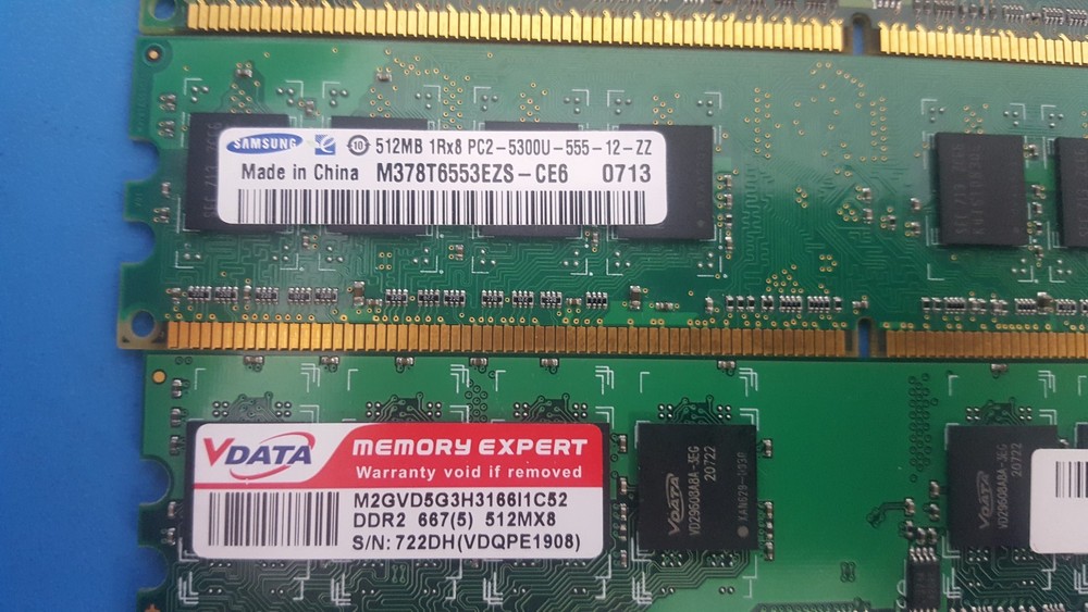Memory Module, RAM, 240 pin, 512MB, 3 Pcs
