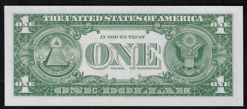 1957-A $1 *Star Note* Small Silver Certificate "Crisp Gem New"