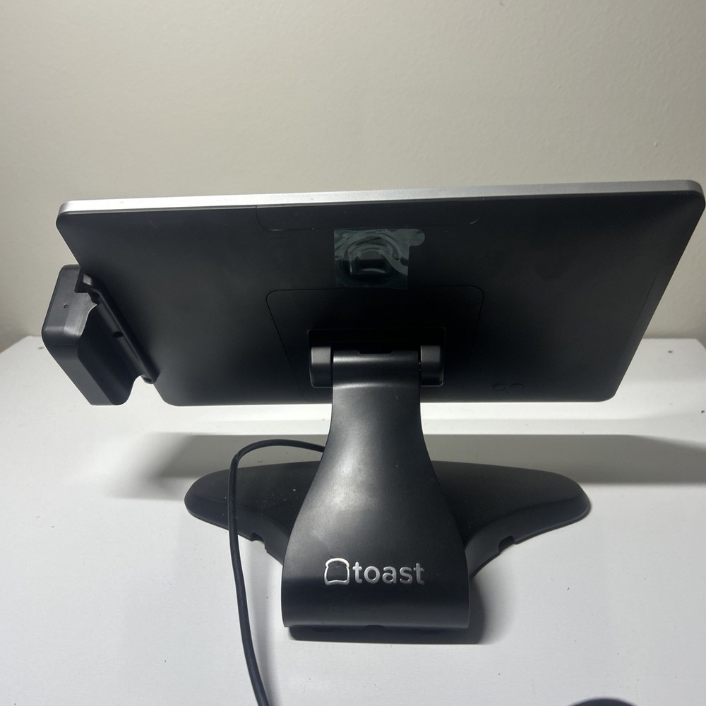 Toast Flex TT200 POS System Single Display EMV Card Reader Power Supply & Stand