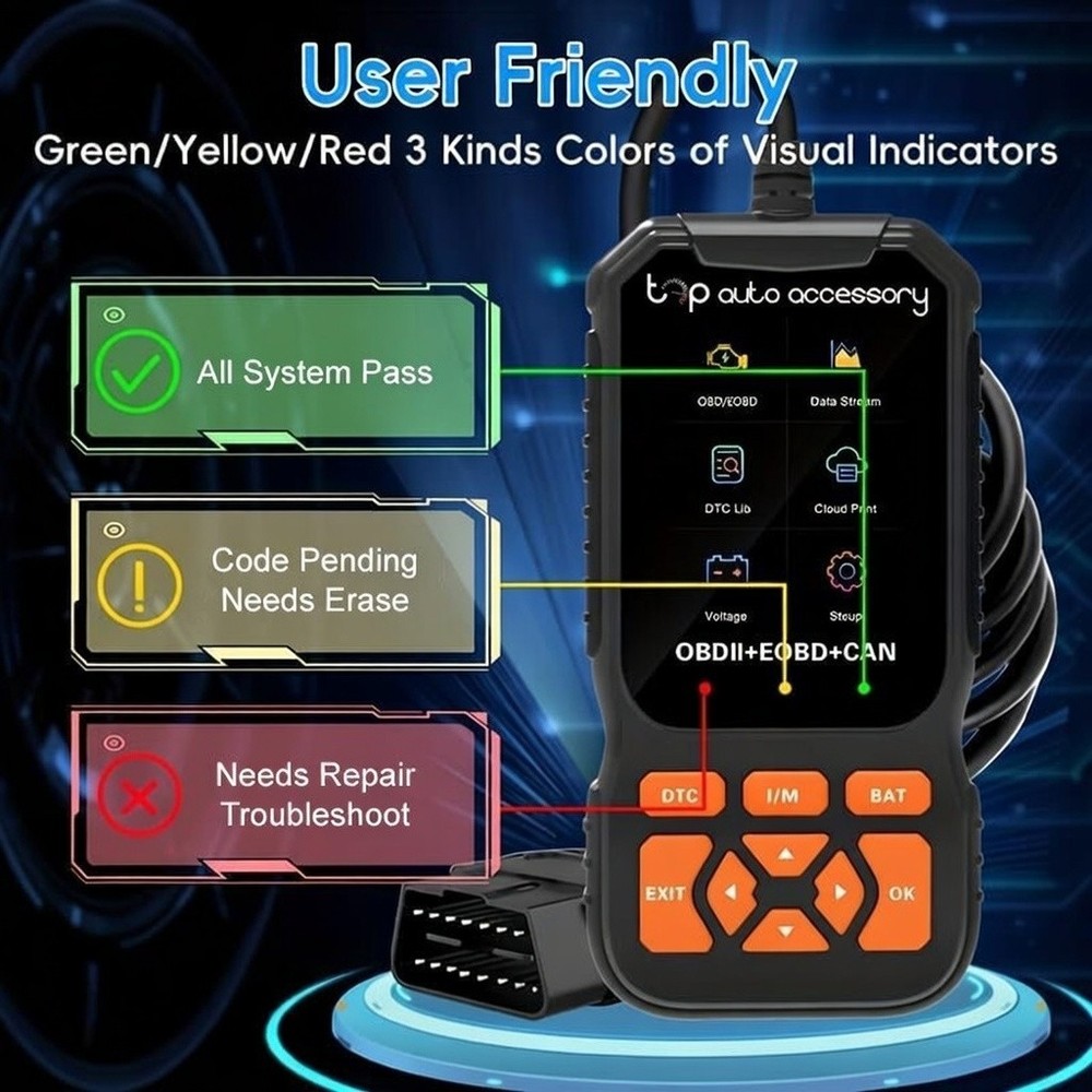 OBD2 Diagnostic Scanner Tool OBDII Fault Code Reader for Ford Ranger Models