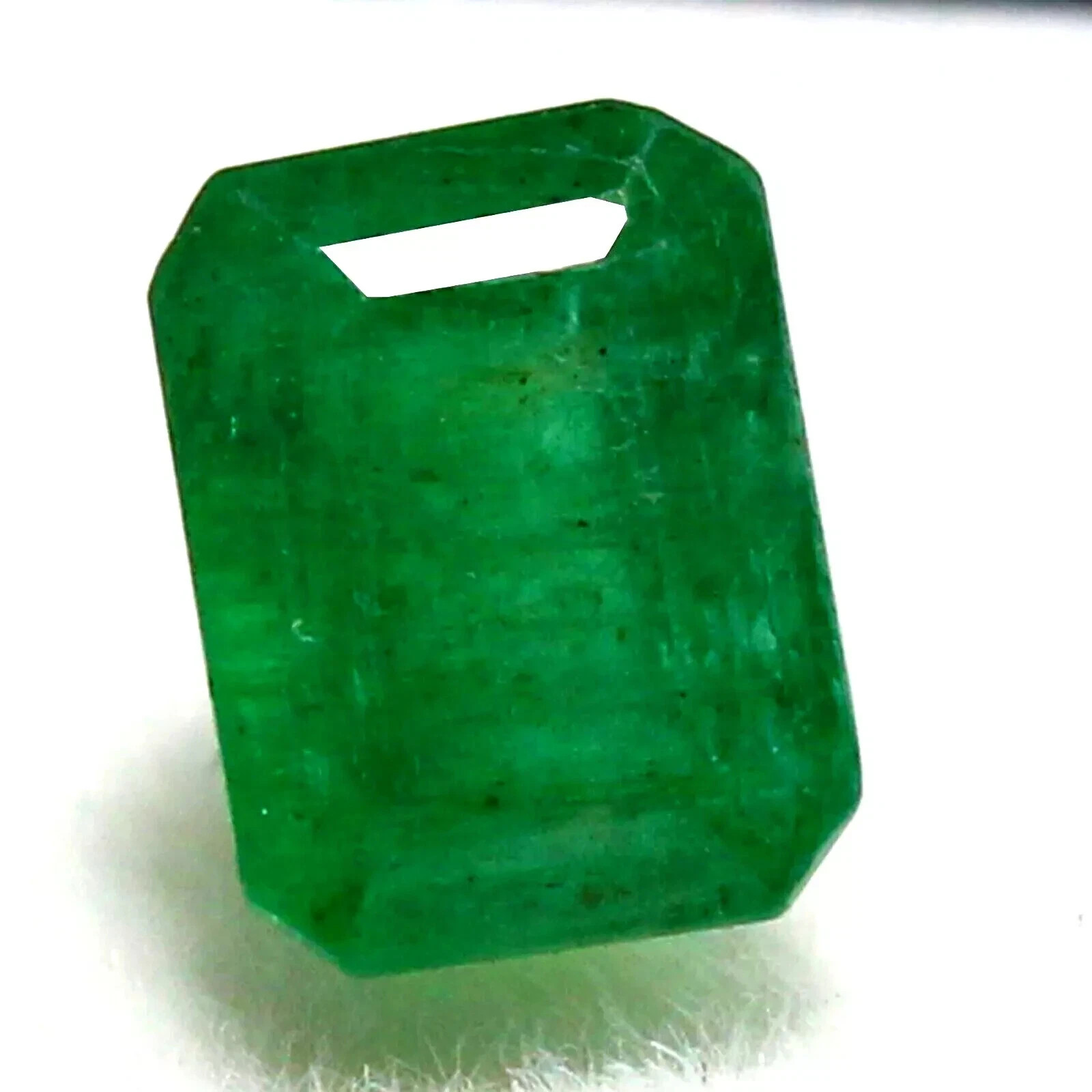 AAA 10 Ct Certified Natural Colombian Green Emerald UNTREATED Loose Gemstone