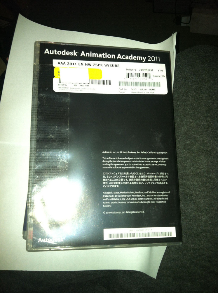 Factory Sealed Unopened Autodesk Academy 2011 DVDs ...NEW
