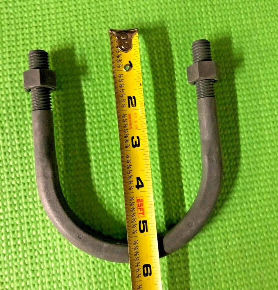 McMaster-Carr 30485T28 Nonconductive U-Bolt 3" Pipe 1/2"-13 Thread Size