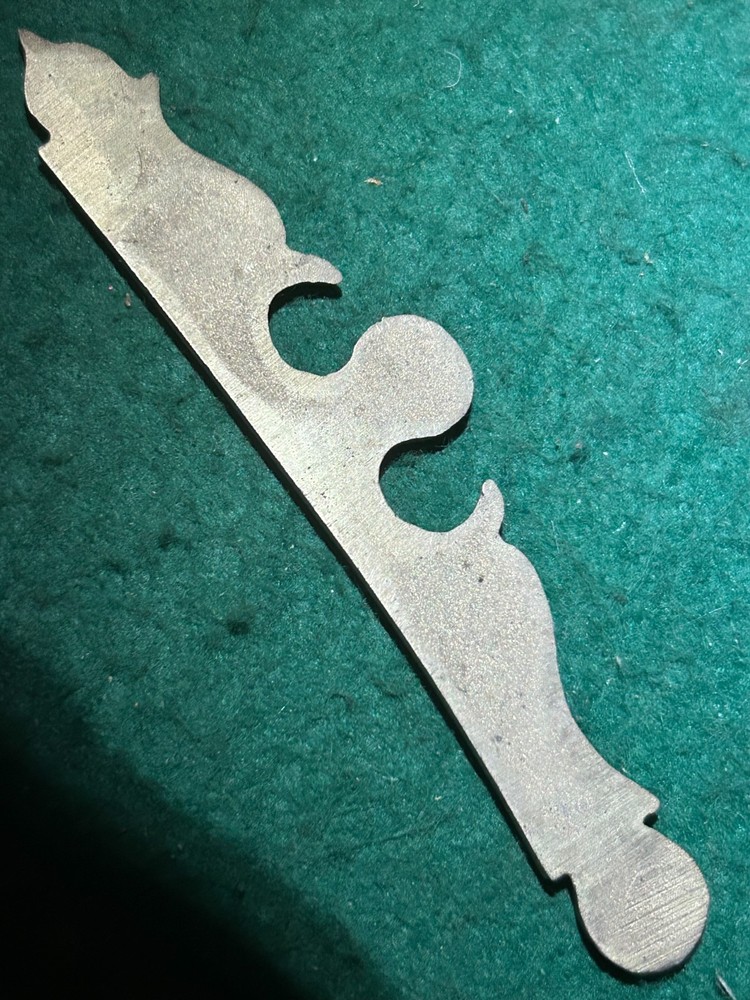 Muzzlloader 4 3/4 brass side plate NOS