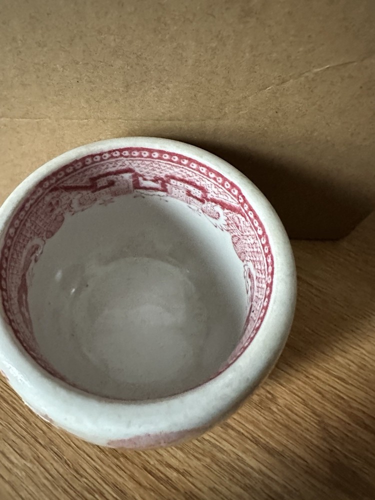 Small Tea Cup Red And White