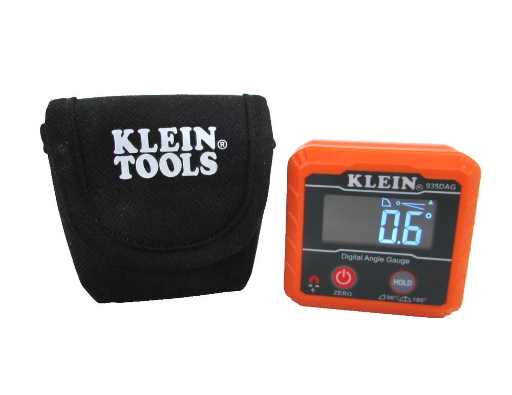 KLEIN TOOLS 935DAG, DIGITAL ANGLE GAUGE & LEVEL, MEASURE & SET ANGLES