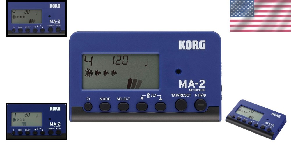 MA-2 Multi-Function Digital Metronome - Crisp Sound, Timer, & 400 Hours Life
