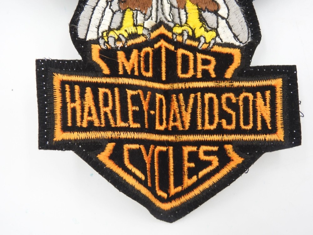 1979 Harley-Davidson Motorcycles Iron On Eagle 10" Patch