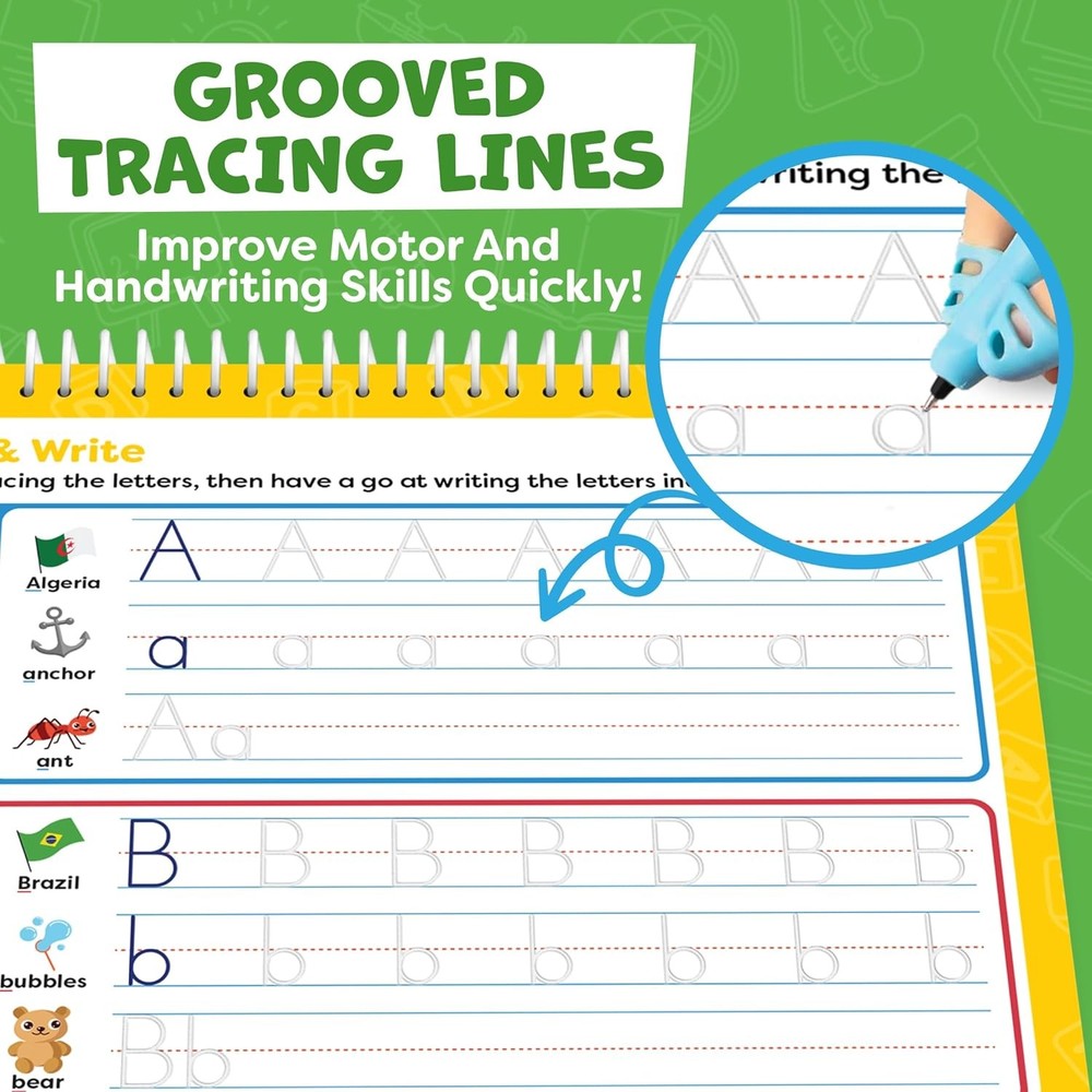 Magic Grooved Writing Practice for Kids - Handwriting