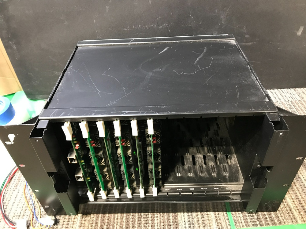 BOGEN MULTICOM IP-2000 CONTROLLER WITH 6 CARDS POWER SUPPLY *