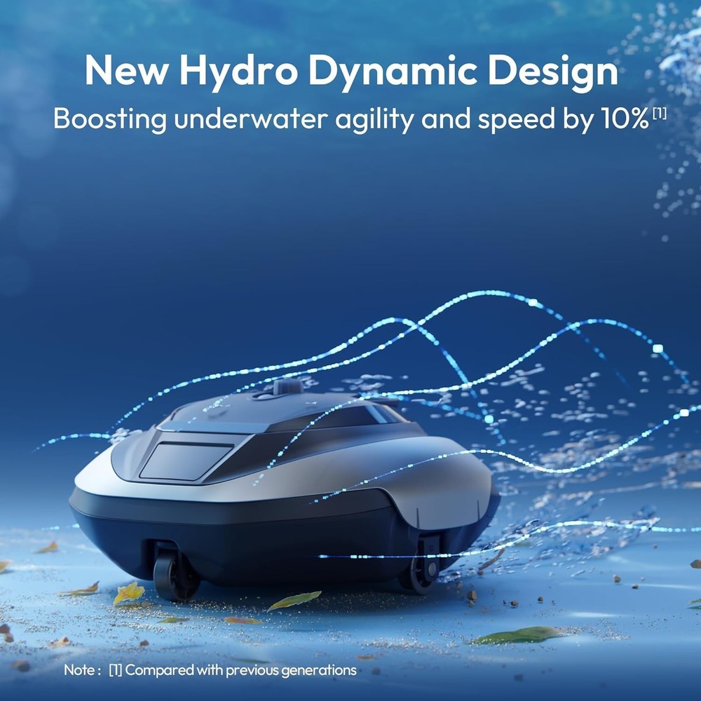 BuSwift 320P Robotic Pool Cleaner, Hydro Dynamic Design, Pool Vacuum