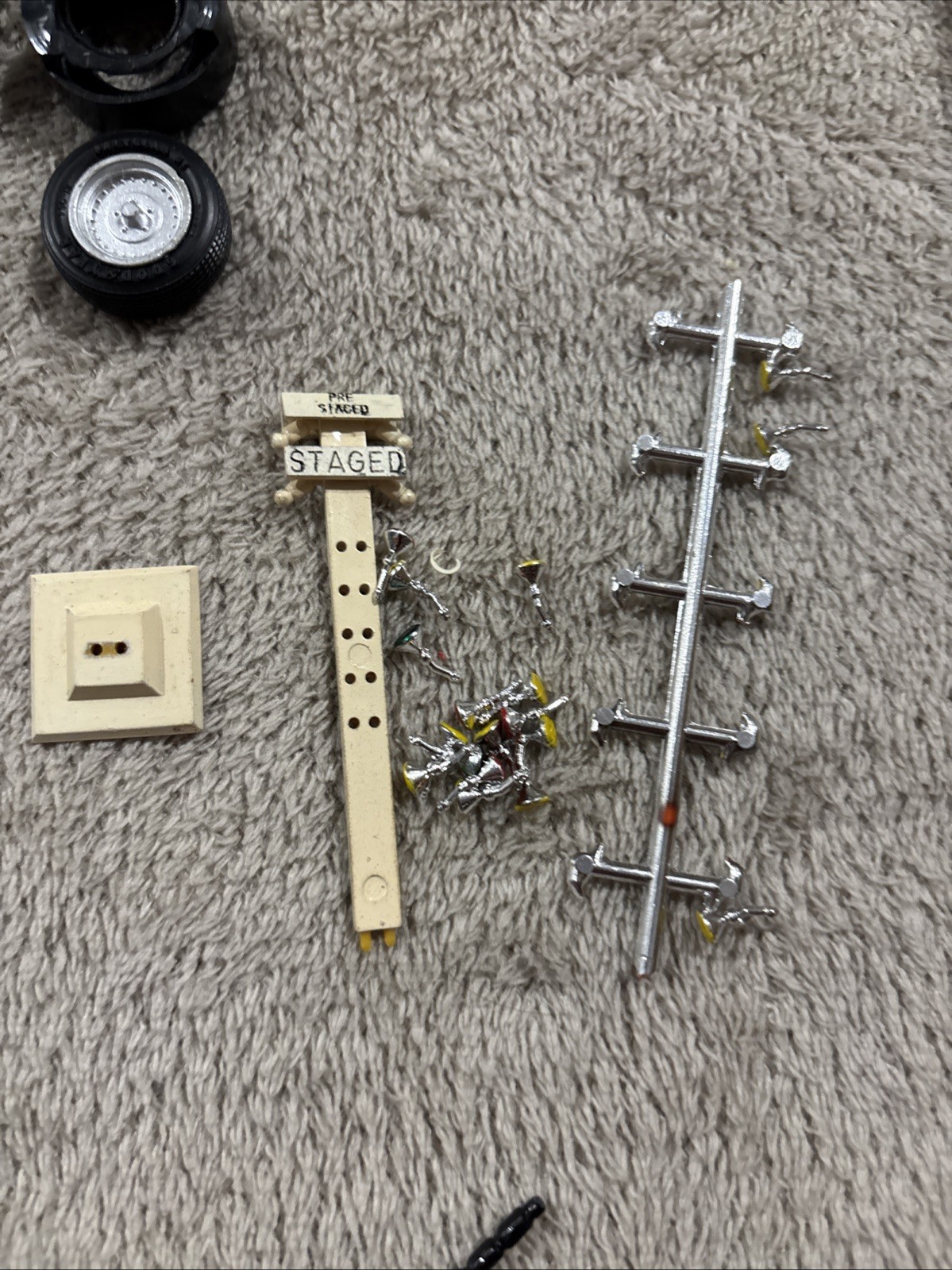 vintage 1973 issue MPC 1/25 Bill "Grumpy's Toy" Jenkins Pro Stock Vega Parts