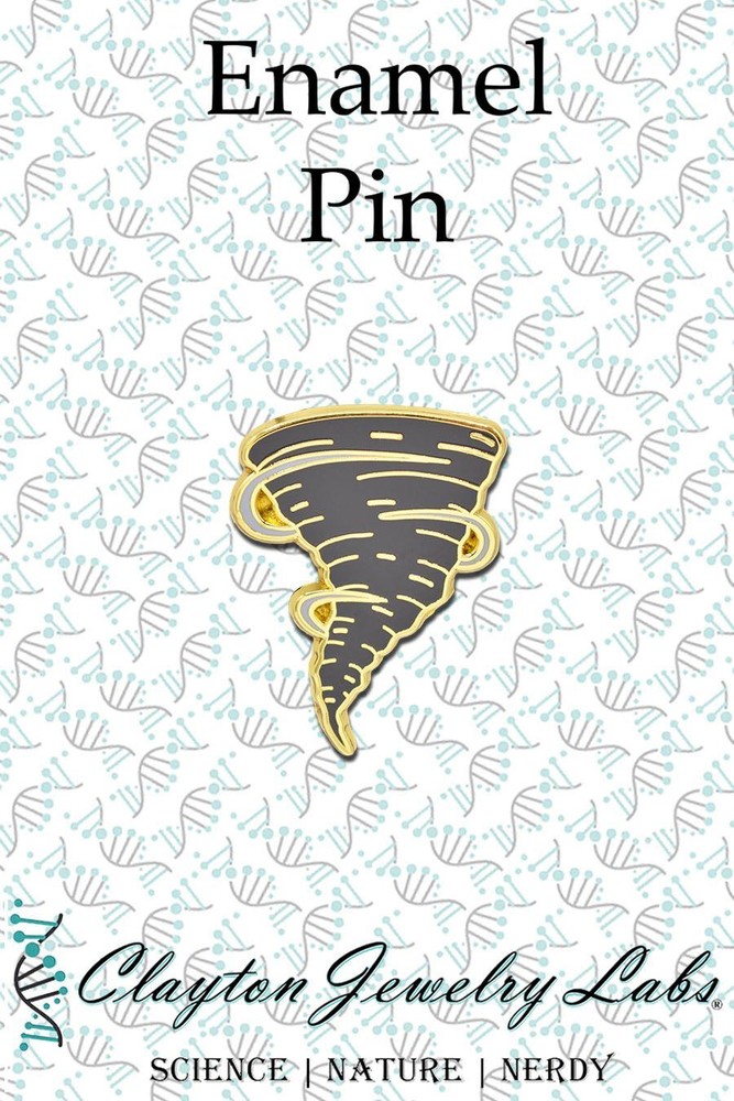 Tornado Hard Enamel Pin