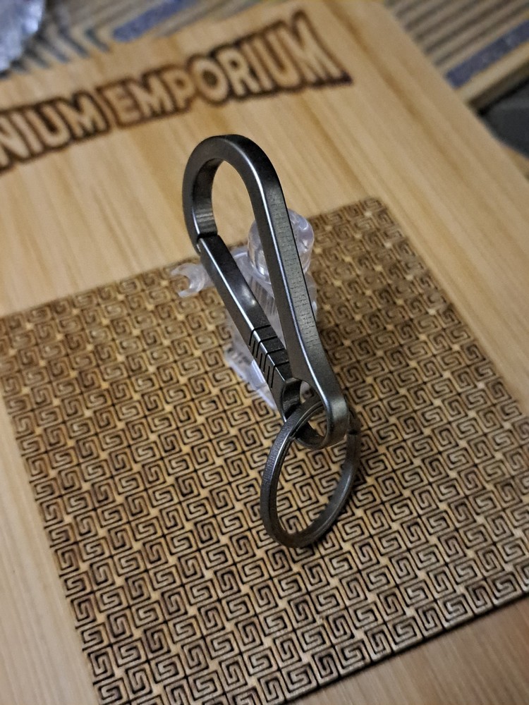 EDC Titanium Carabiner Keychain