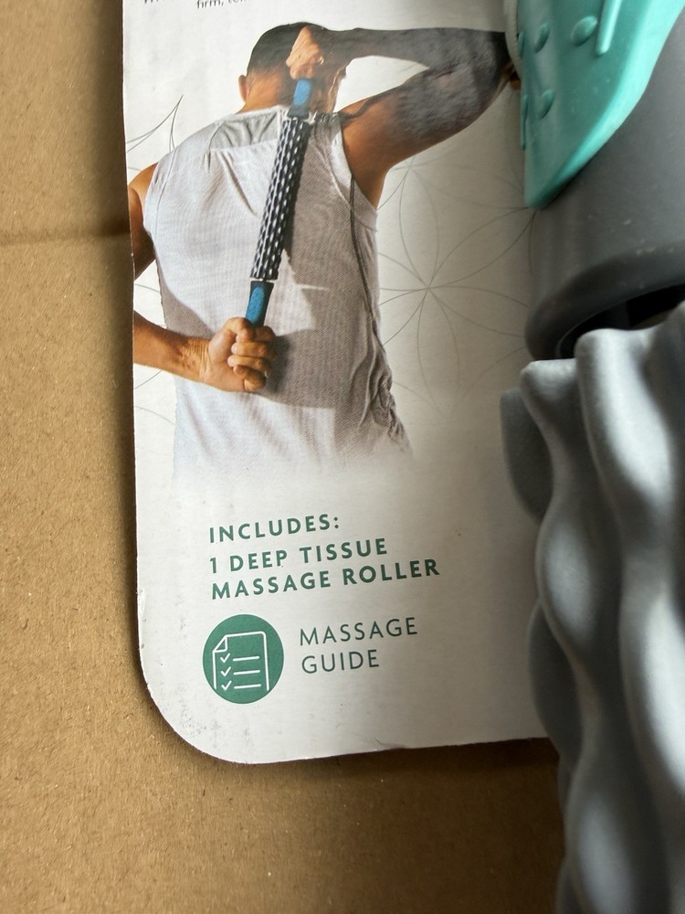 Gaiam Deep Tissue Massage Roller Extra Firm Texture Trigger Point Release NEW!!