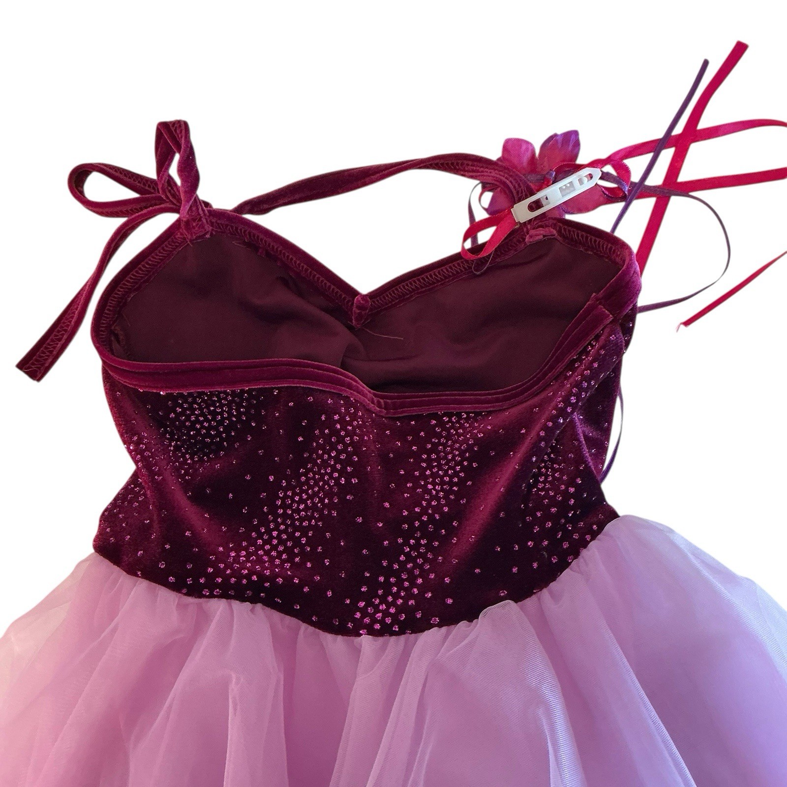 Costume Gallery Dress Purple Lavender Puffy Dress w/Bodysuit Child 6-7 Yr Medium