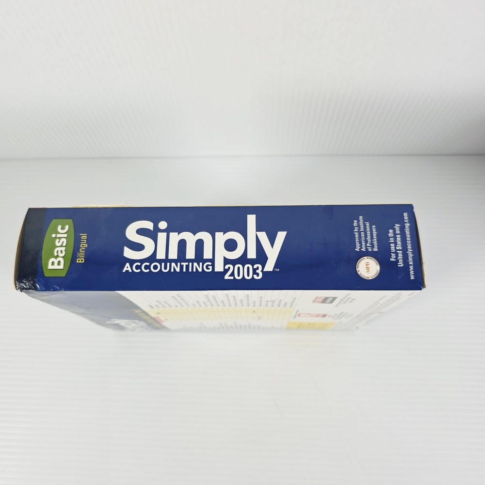 Simply Accounting 2003 Basic - Pc Software - Brand New Sealed