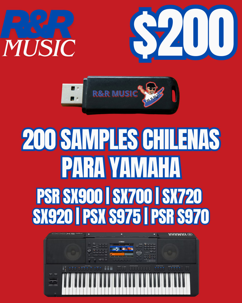 200 Samples Chilenas para Yamaha