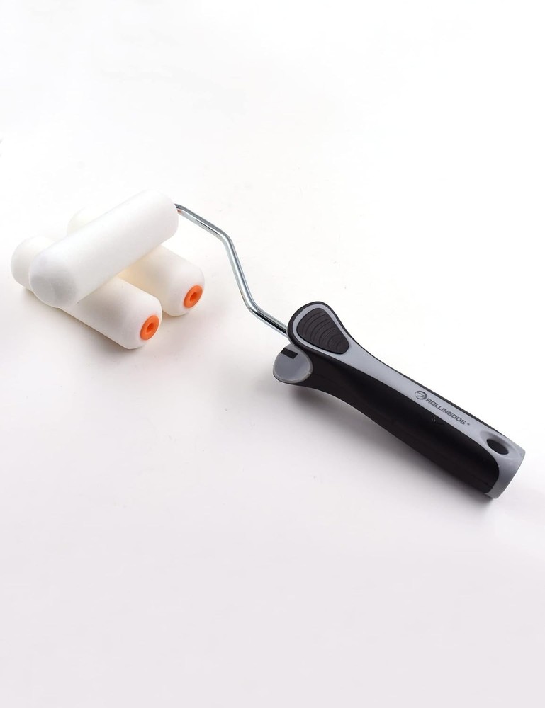 Lightweight 4-Inch Paint Roller Frame with Ergonomic Handle for Comfortable Use