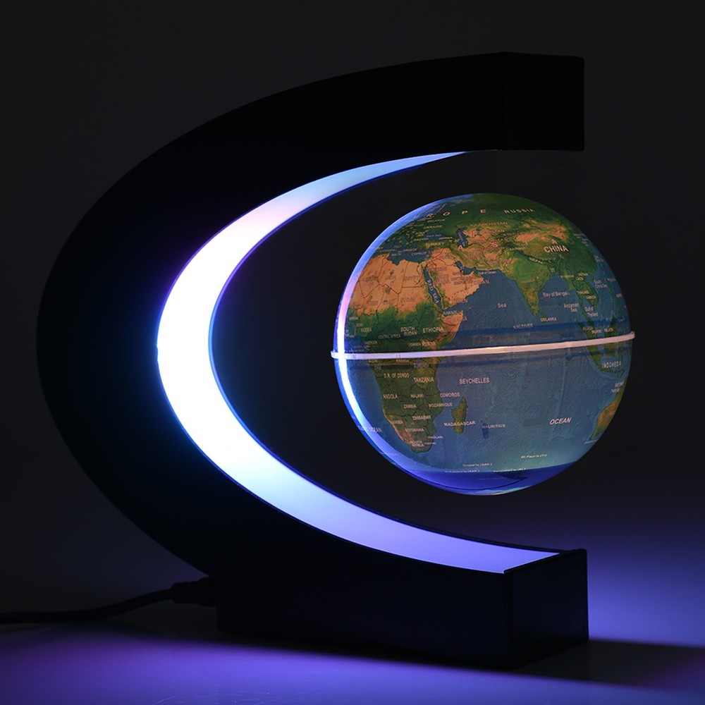 Floating Globe With LED Light For Home Office Decoration Excellent