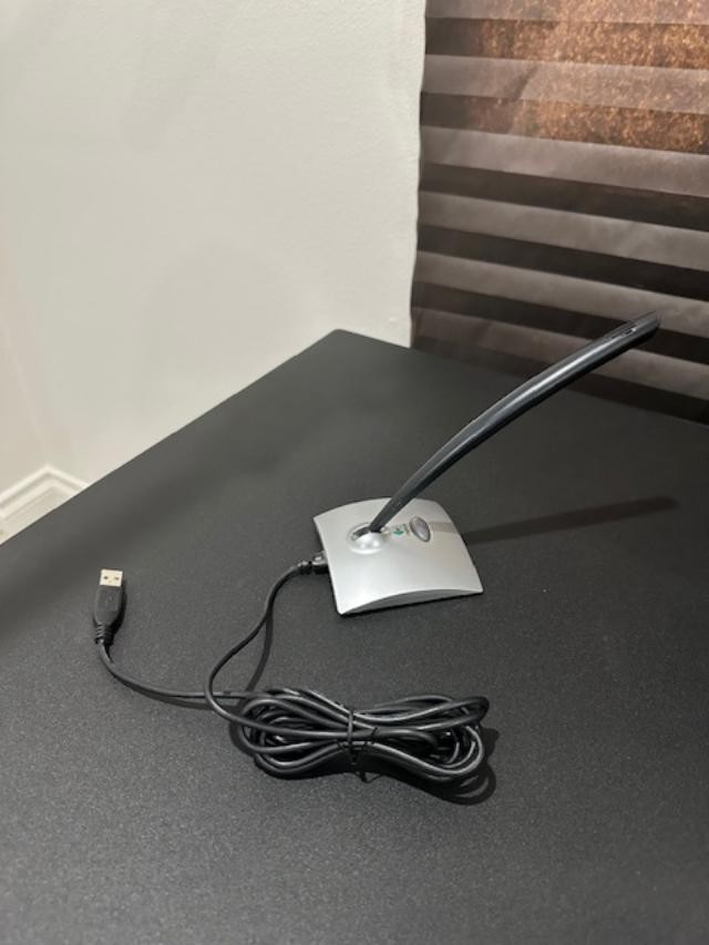 Logitech USB Desktop Microphone - Black/Silver - Tested
