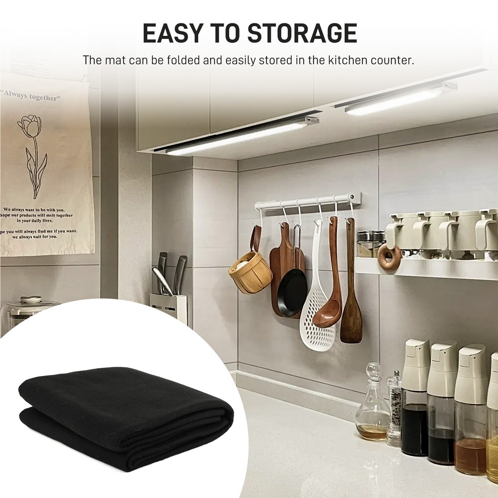 Fireproof Pit High Temp Mat Fire Pit Mat & Grill 40 Inch Deck Protector