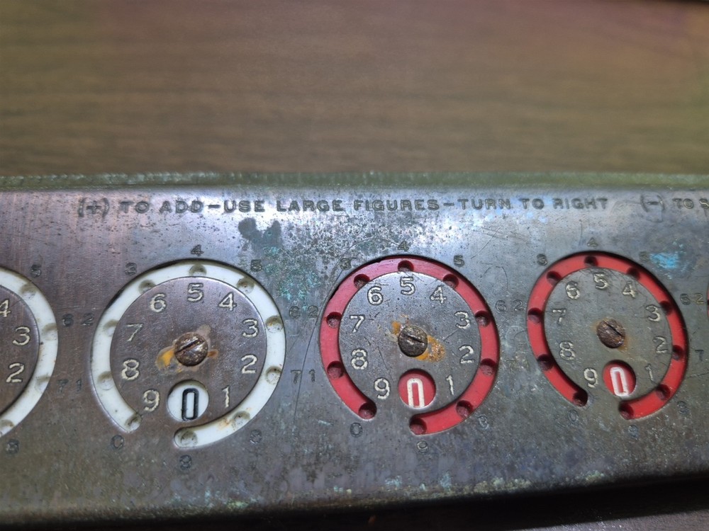 Vintage Addometer Read