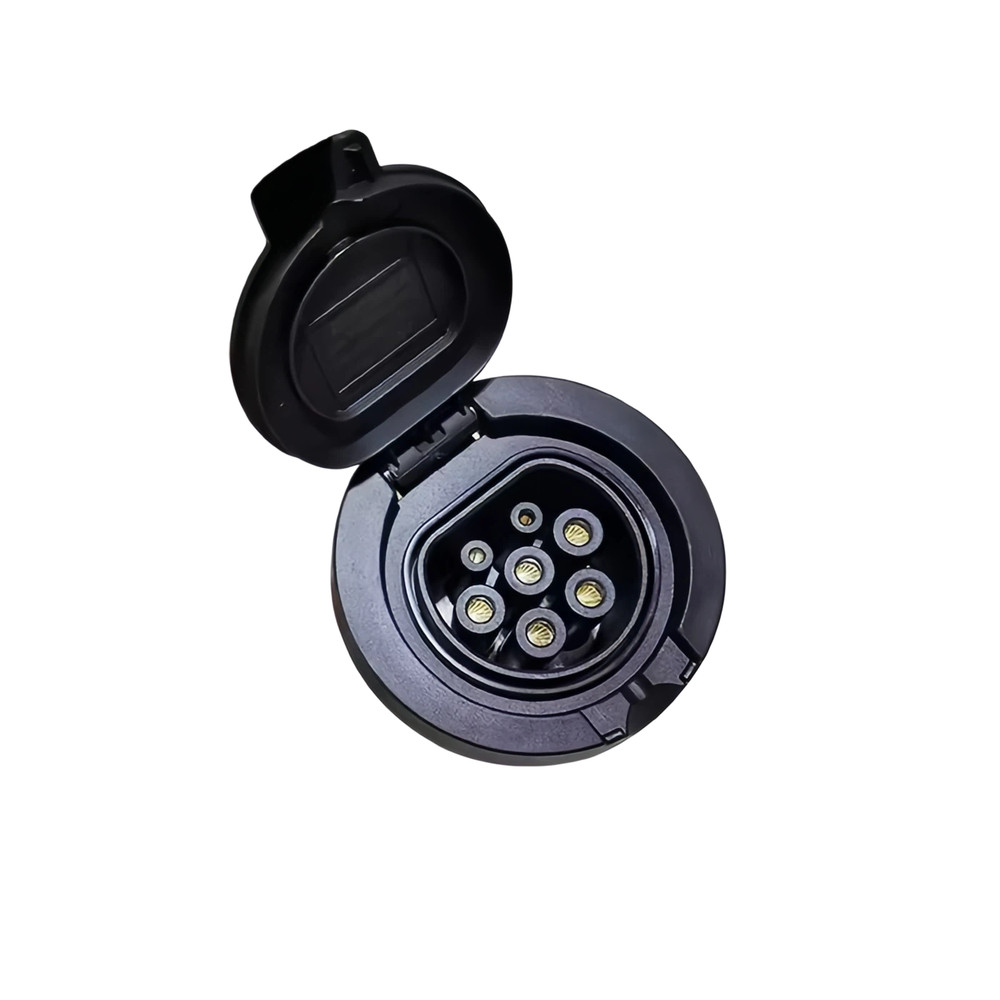 Type 2 Female EV Socket Replacement (station side), 16A 415V 11kW Three Phase