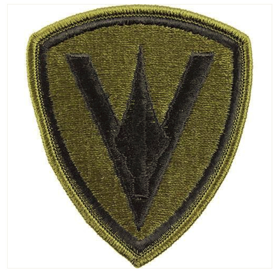 Vanguard MARINE CORPS SHOULDER PATCH: FIFTH DIVISION - SUBDUED (NON-RETURNABLE)