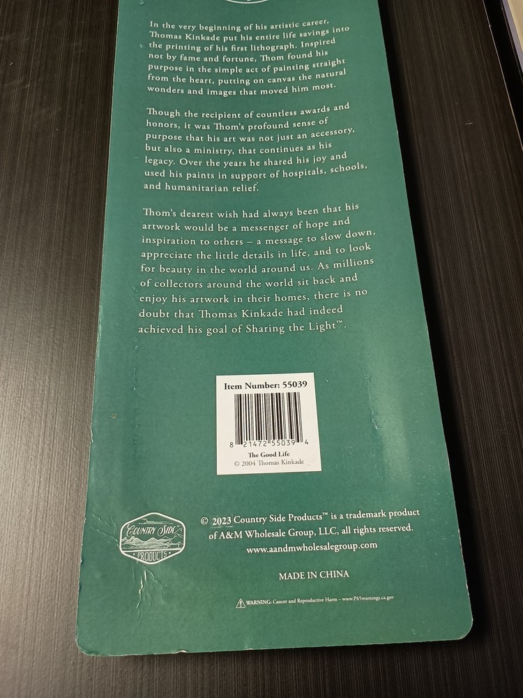 55039 - THERMOMETER - THOMAS KINKADE