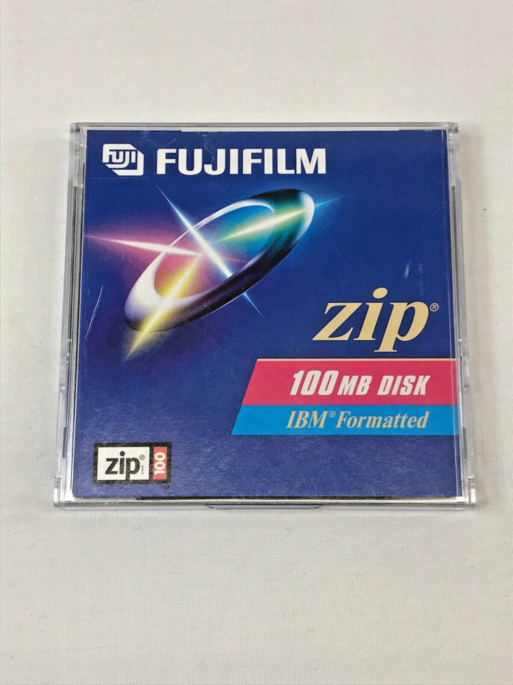 FUJIFILM Zip IBM Formatted 100MB Disk Zip100 Storage