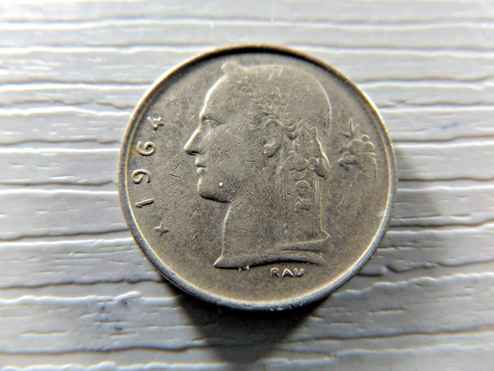 BELGIUM 1964 1 Franc