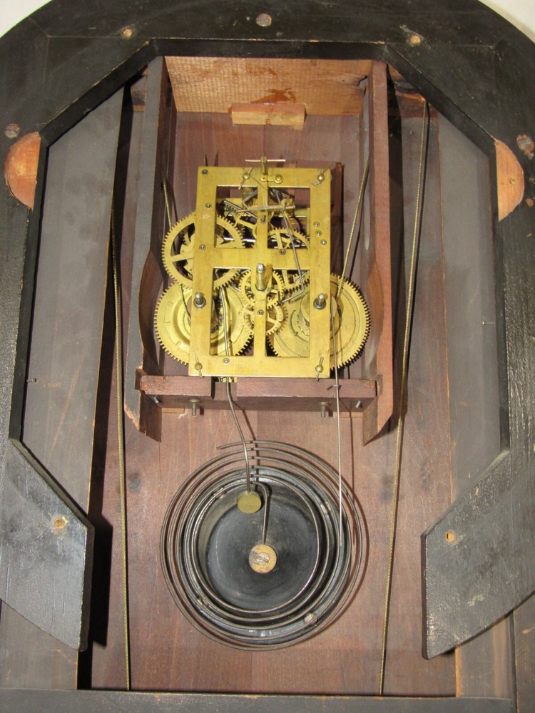 Antique Seth Thomas "Regulator No. 1 Extra" Weights Driven Regulator Wall Clock