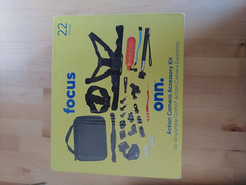 Onn. 100029449 Action Camera Accessory Kit Bundle