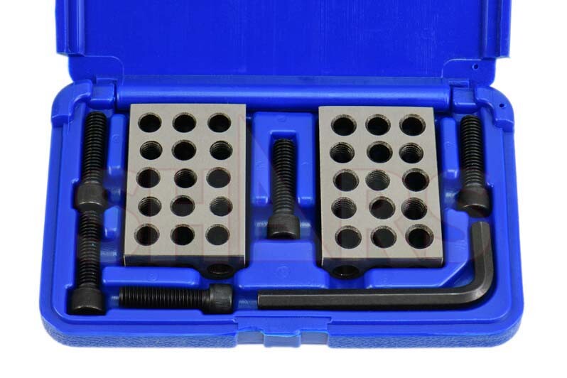 SHARS MATCHED PAIRS ULTRA PRECISION 1-2-3 123 BLOCK SET 23 HOLES 0.0001" NEW P